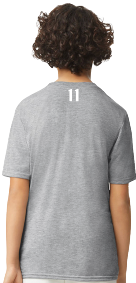 Performance T-Shirt with Optional Custom Number (Youth/Adult)