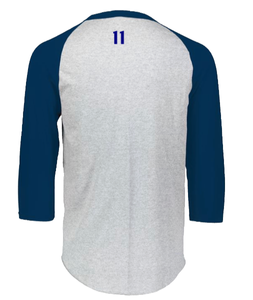 Nationals Baseball 3/4 Sleeve Tee Youth/Adult WITH Optional Number