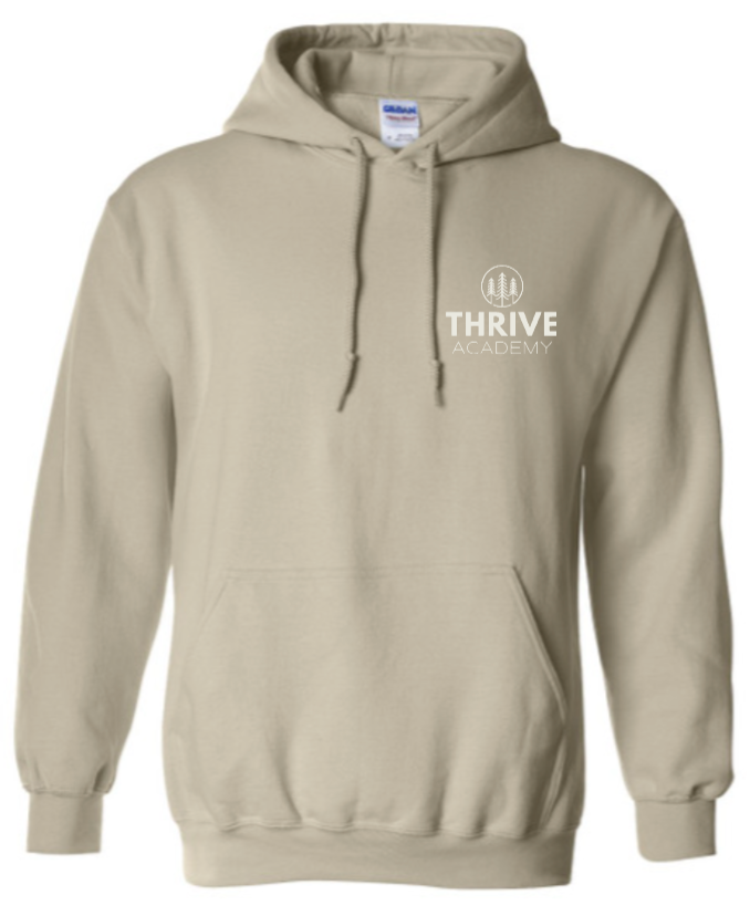 Thrive Left Crest Hoodie- Adult