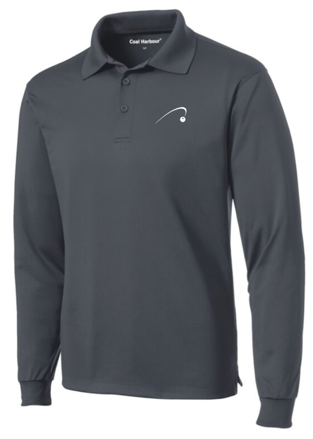Medpoint Swoosh Long Sleeve Logo Polo
