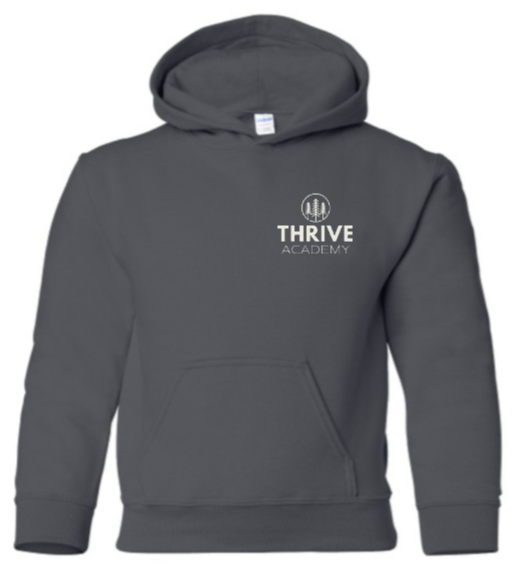 Thrive Left Crest Hoodies- Youth