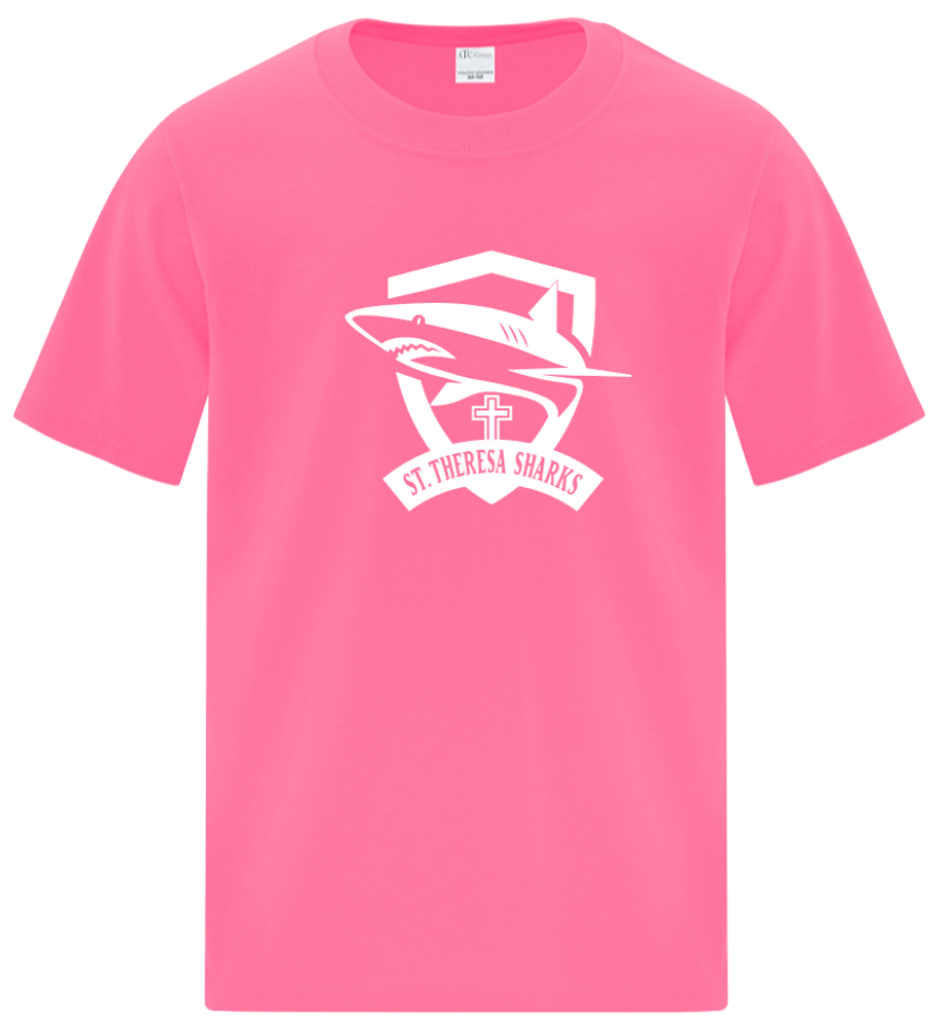 St. Theresa Full Logo Cotton Tees -Youth