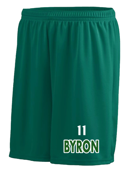 Byron Shorts 7" with Optional Number (Youth/Adult)