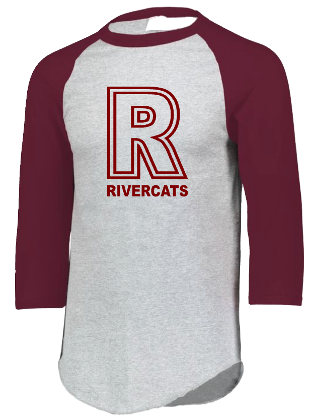 Cardinals Baseball 3/4 Sleeve Tee Youth/Adult WITH Optional Number