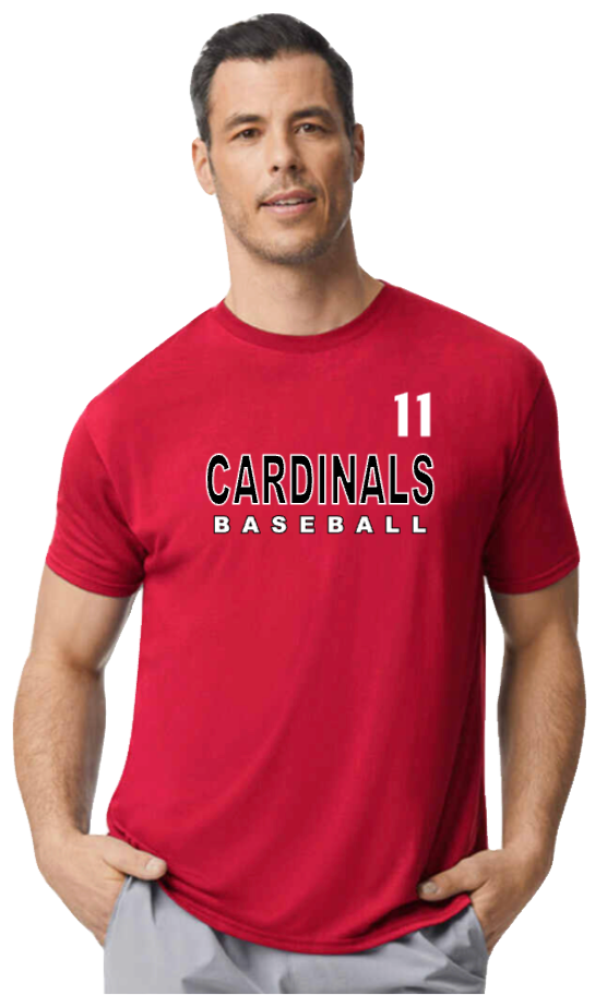 Performance T-Shirt with Optional Custom Number (Youth/Adult)
