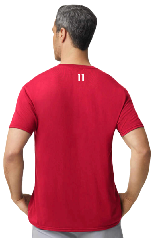 Performance T-Shirt with Optional Custom Number (Youth/Adult)