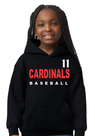 Cardinals with Custom Number (Youth)