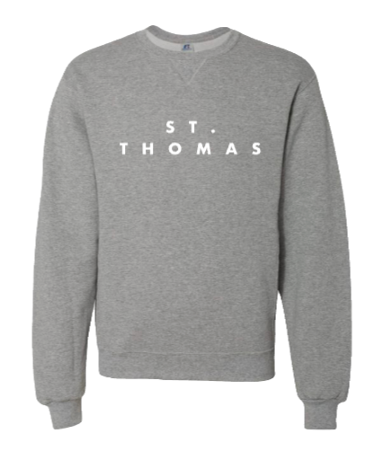 ST. THO MAS  timeless Long Sleeve Sweatshirt (Youth/Adult)