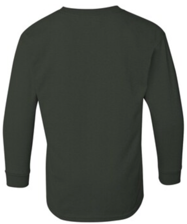 Thrive Long Sleeve Tee with Crest Logo