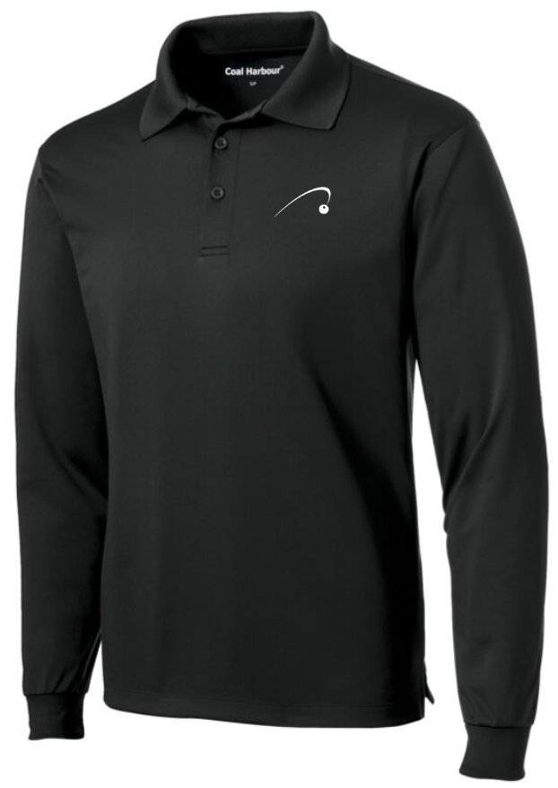 Medpoint Swoosh Long Sleeve Logo Polo