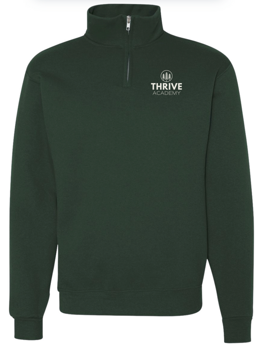 Thrive 1/4 Zip Embroidered Sweatshirt (Adult)