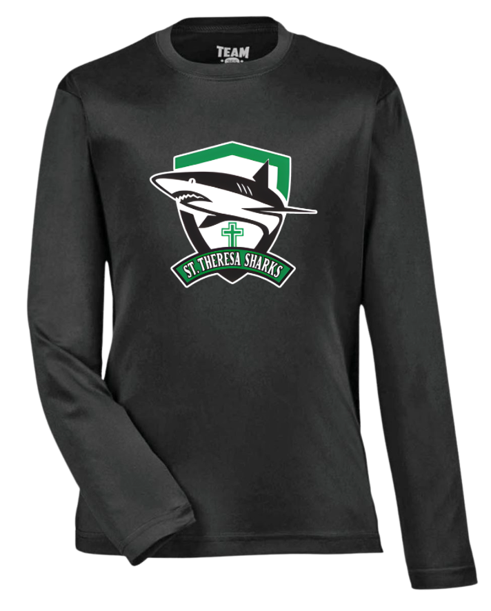 St. Theresa Long Sleeve Performance Tee - Youth