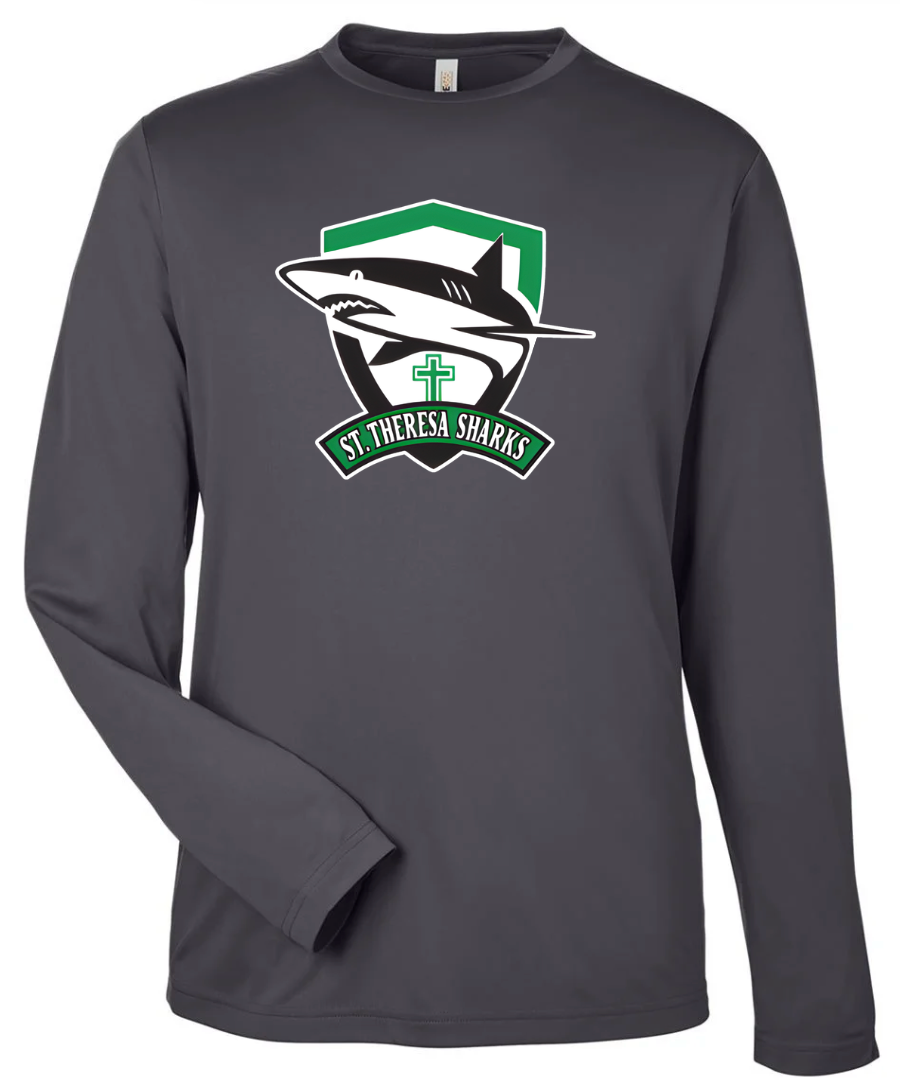 St. Theresa Long Sleeve Performance Tee - Adult