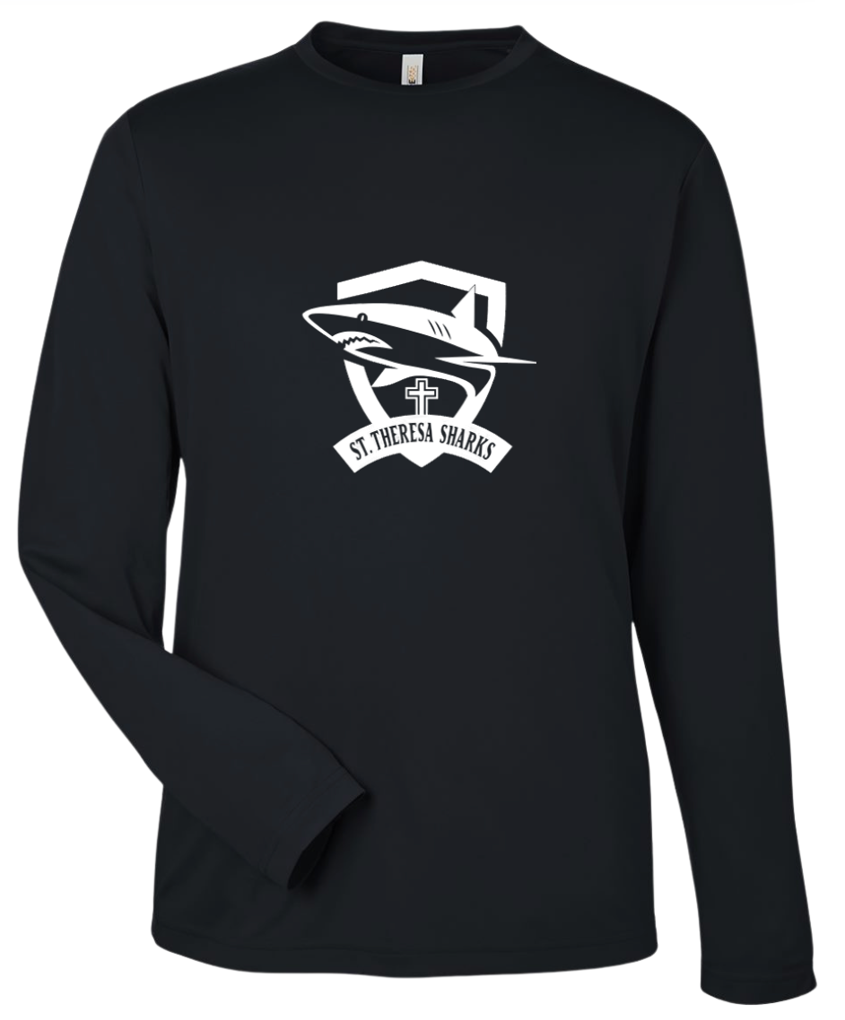 St. Theresa Long Sleeve Performance Tee - Adult
