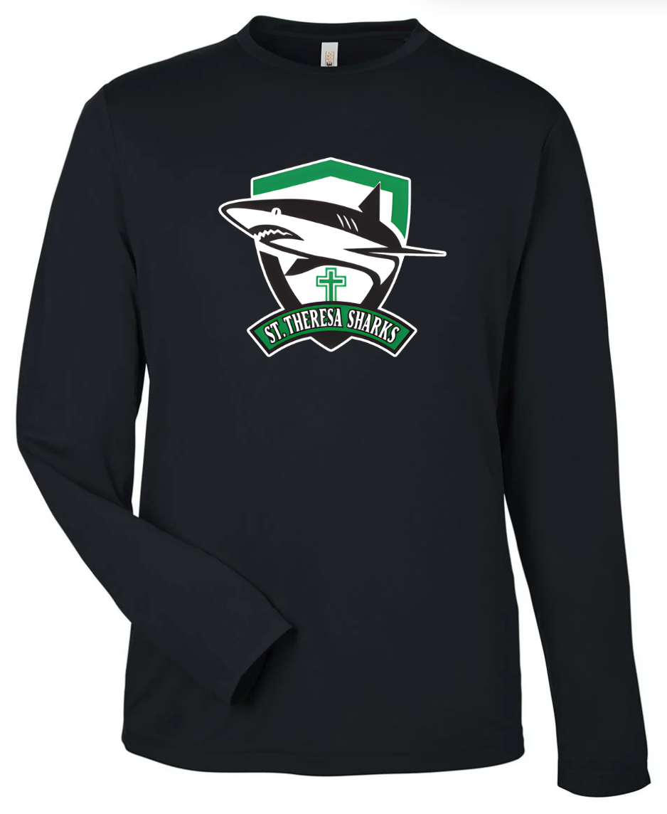 St. Theresa Long Sleeve Performance Tee - Adult