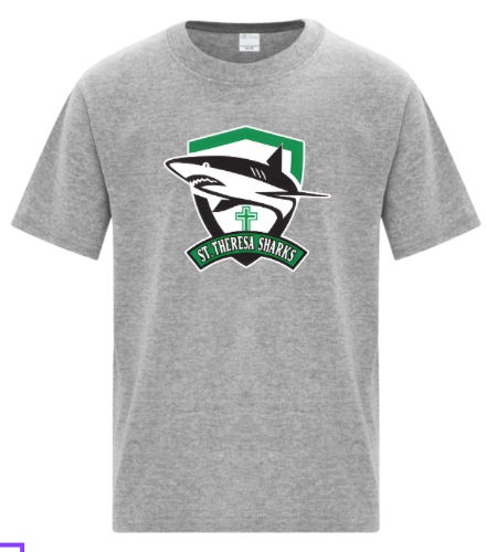 St. Theresa Full Logo Cotton Tees -Youth