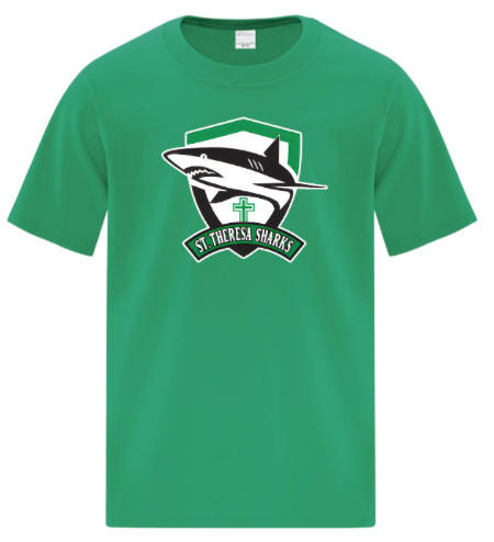 St. Theresa Full Logo Cotton Tees -Youth