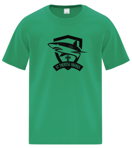 St. Theresa Full Logo Cotton Tees -Youth