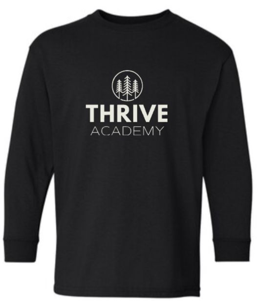 Thrive Long Sleeve Tee Full Logo YOUTH