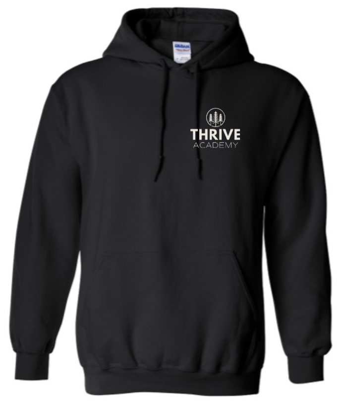 Thrive Left Crest Hoodie- Adult
