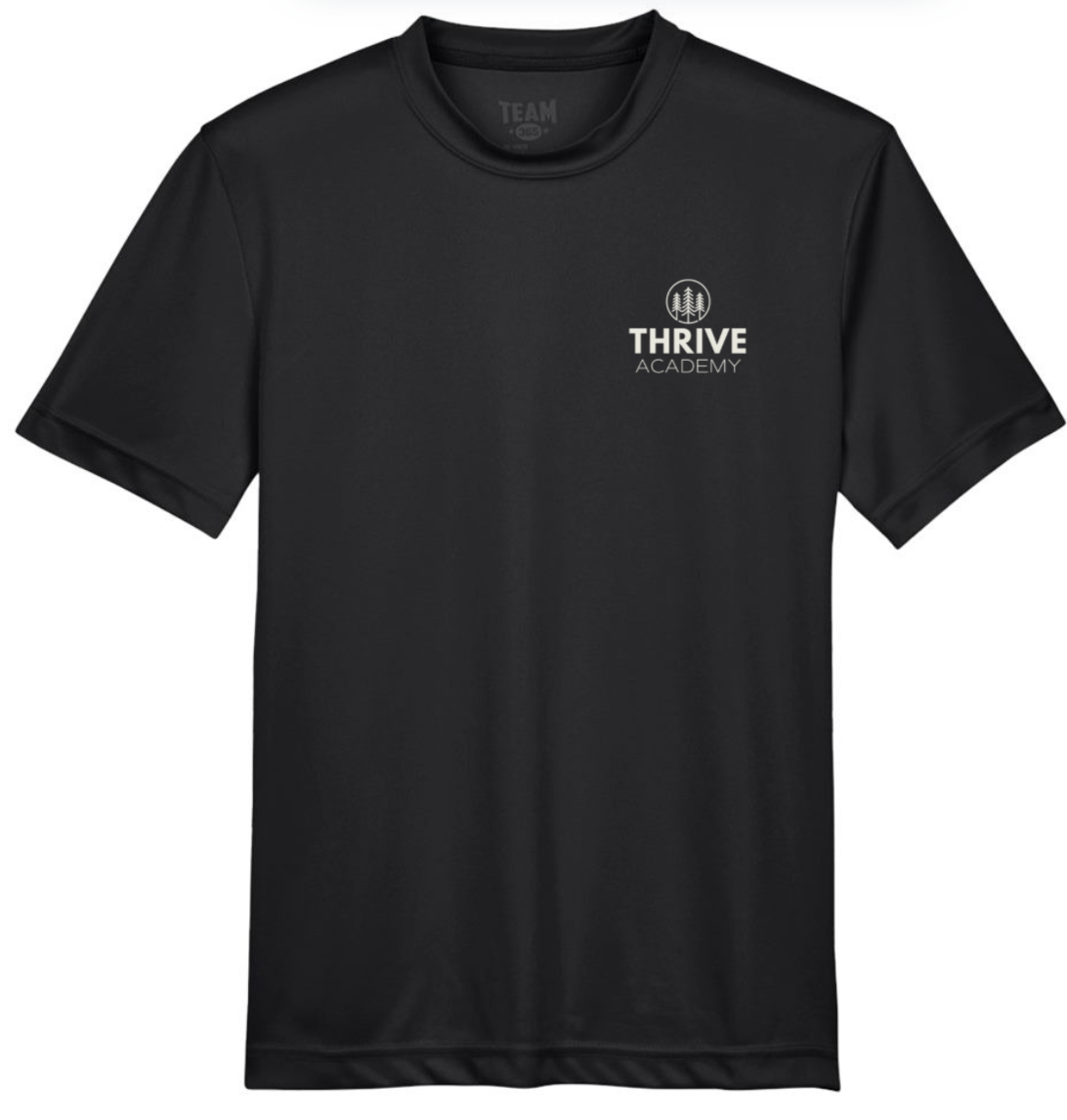 Thrive Academy Performance Tee - Left Crest (Youth)