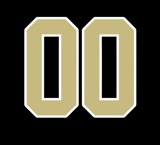 West London Hawks Team Number Helmet Stickers