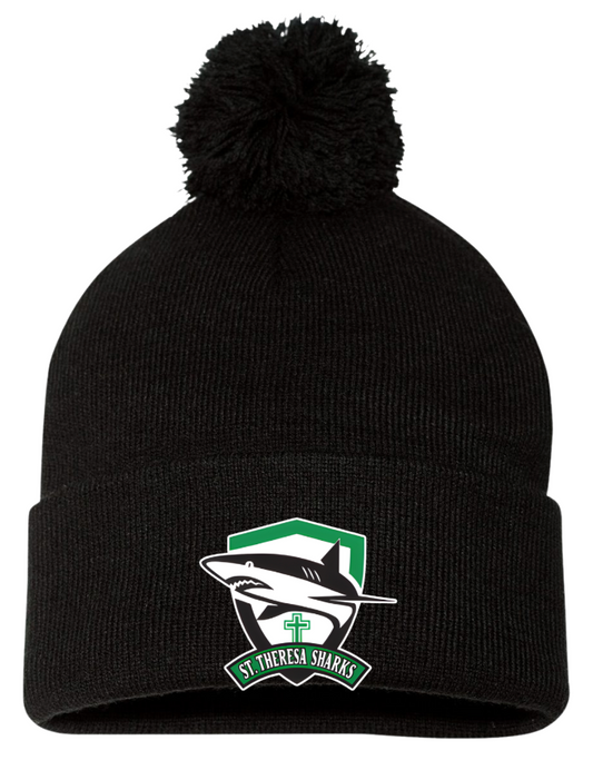Pom Pom Embroidered St. Theresa Toque