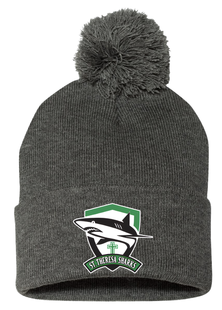 Pom Pom Embroidered St. Theresa Toque