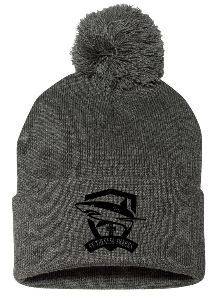 Pom Pom Embroidered St. Theresa Toque