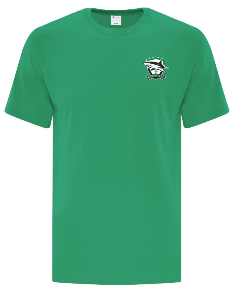 St. Theresa Left Crest  Cotton Tees - Adult