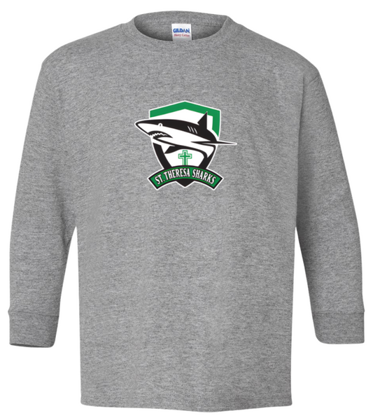 St. Theresa Full Logo Long Sleeve Tee  - Youth