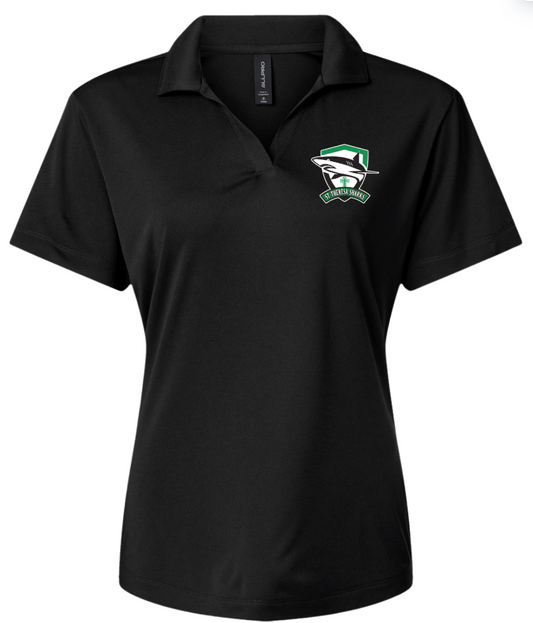 Embroidered Womens Performance Polo - Adult