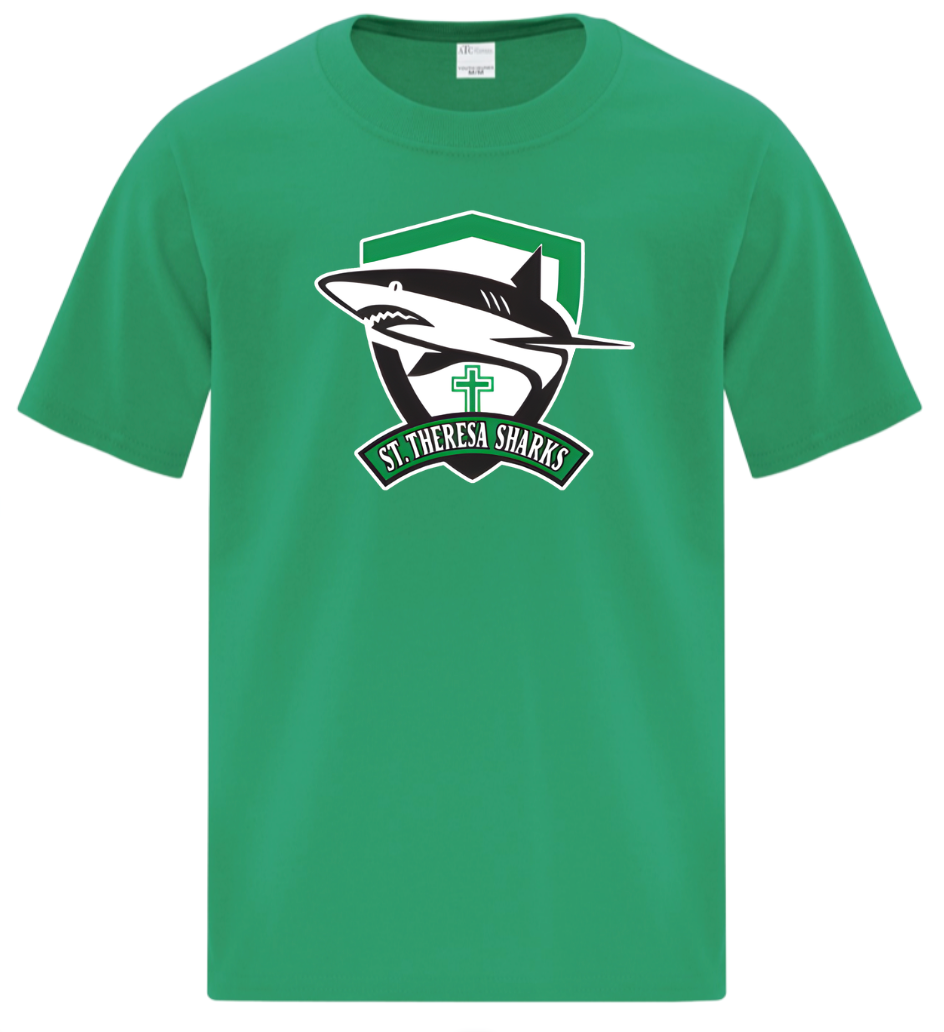 St. Theresa Full Logo Cotton Tees -Youth