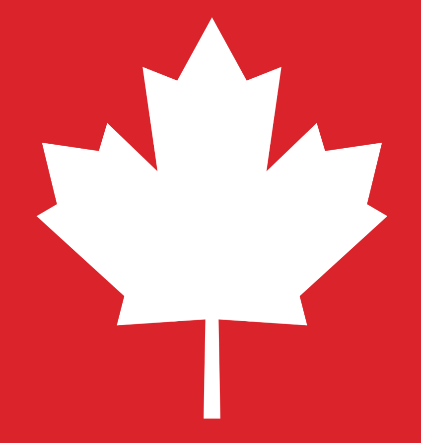 1" Maple Leaf on Upper Back